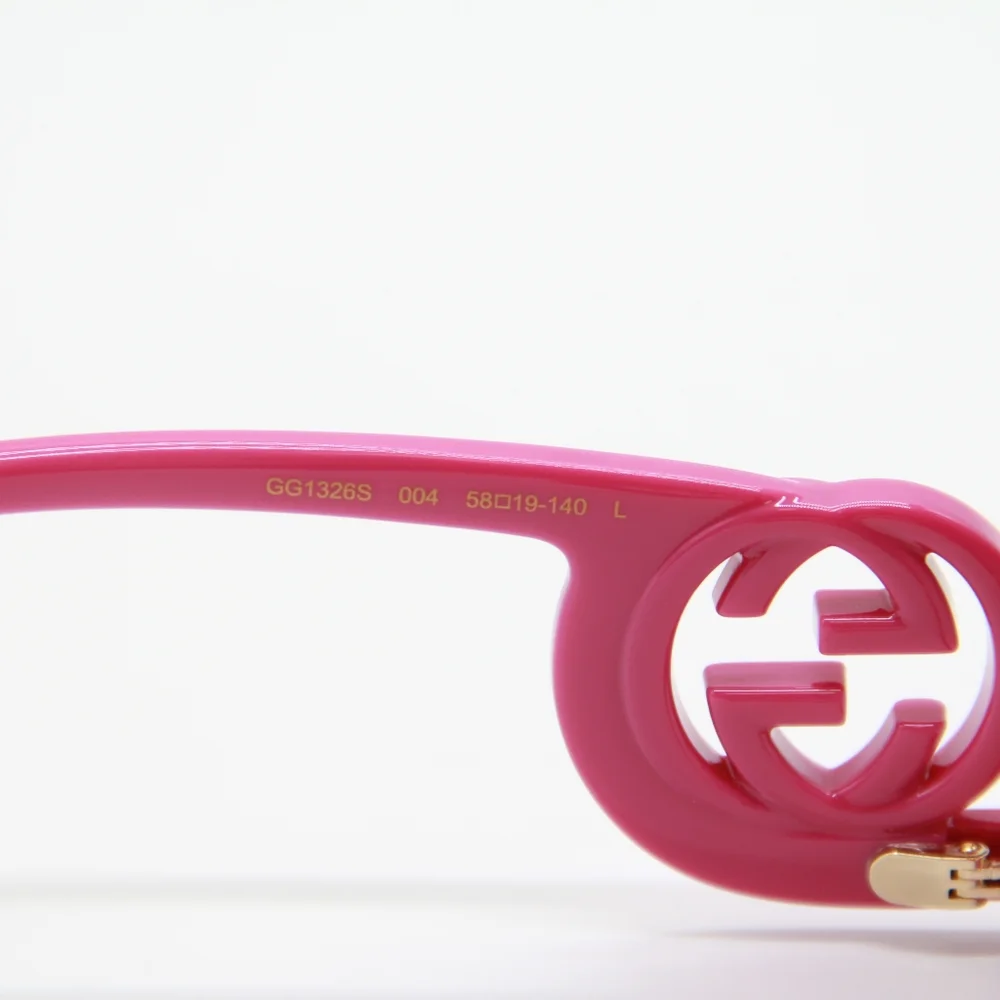 NEW GUCCI GG1326S 004 PINK SQUARE WOMEN SUNGLASSES GUCCI